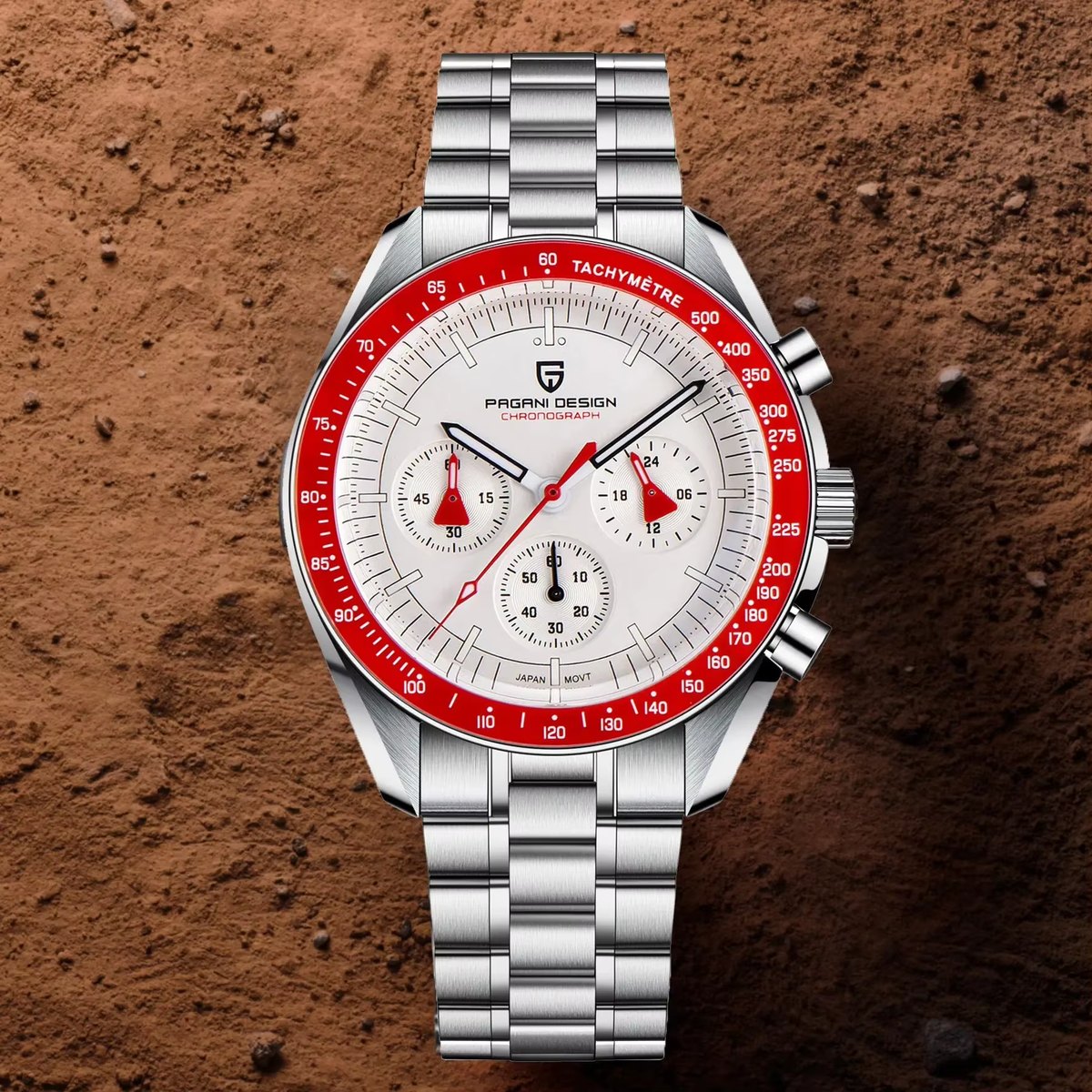 Pagani Design PD-1701 Project Mars Chronograph Red Steel thumbnail 11