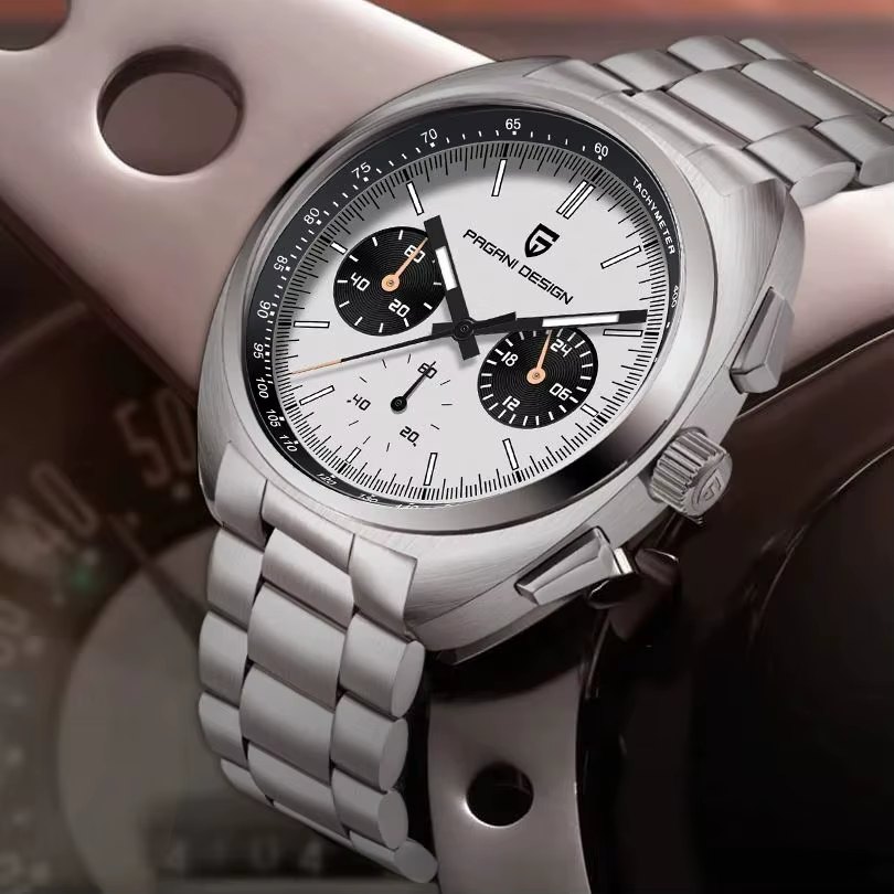 Pagani Design PD-1718 Panda Chronograph White